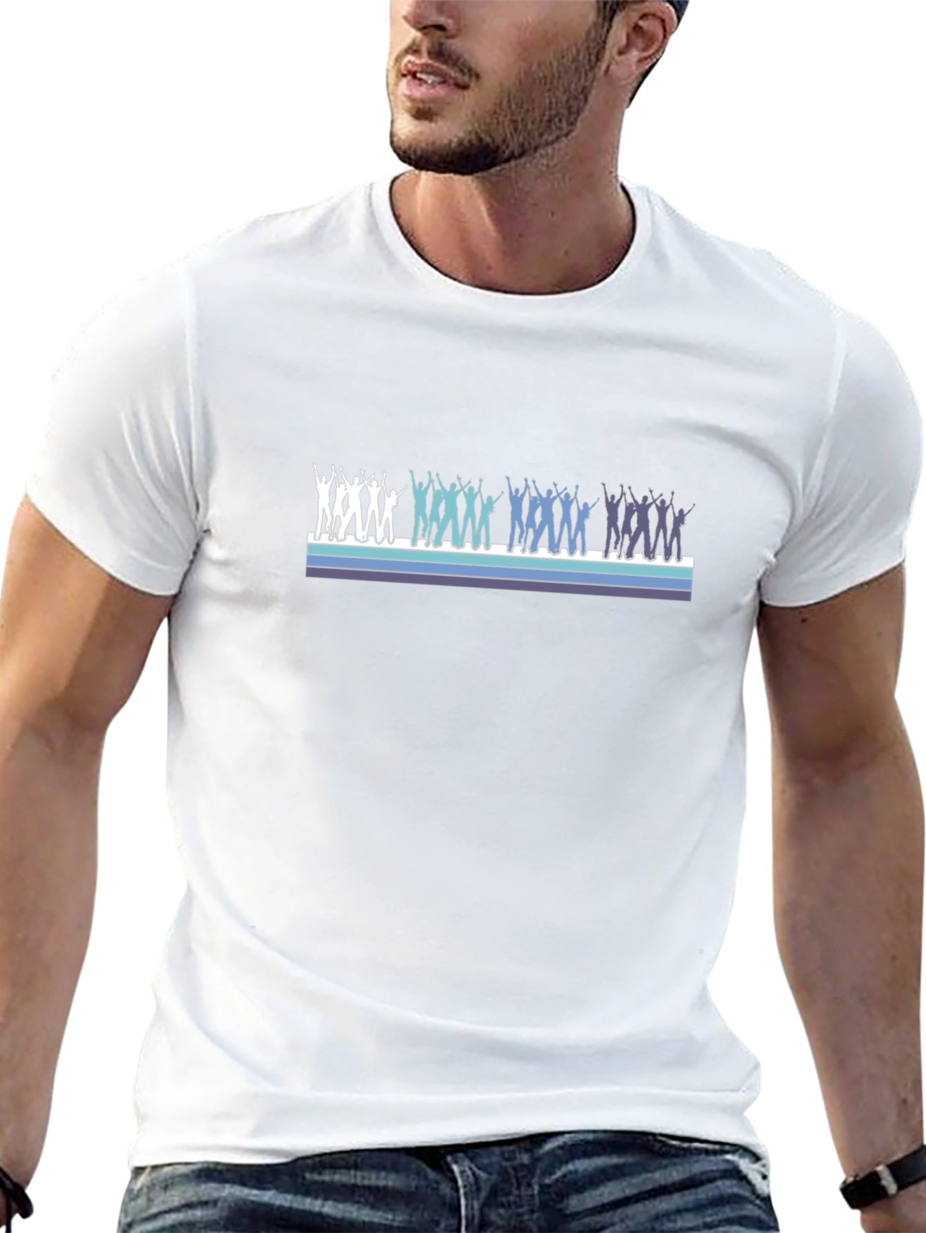 Retro Silhouette Party T-Shirt