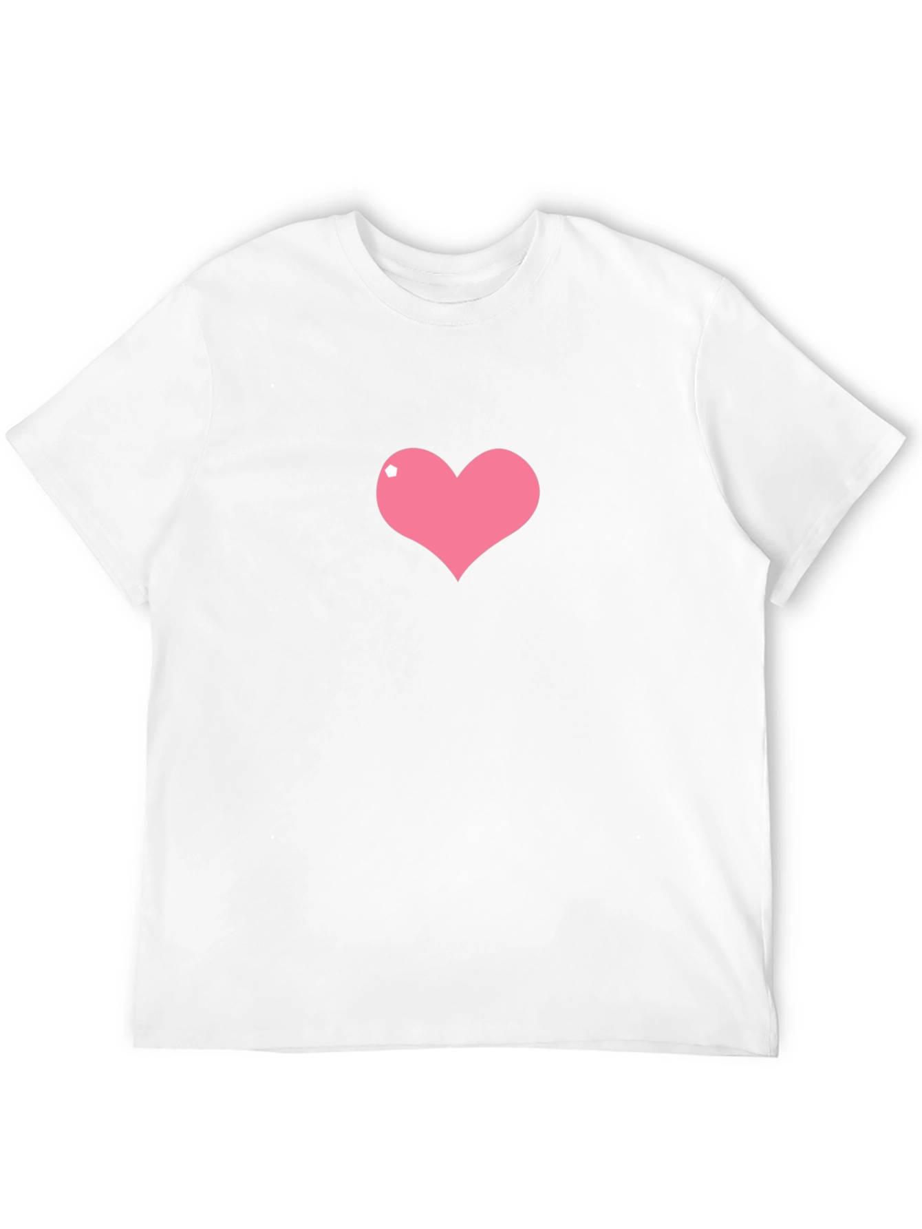 Heart Graphic Black Tee - Stylish Casual Wear