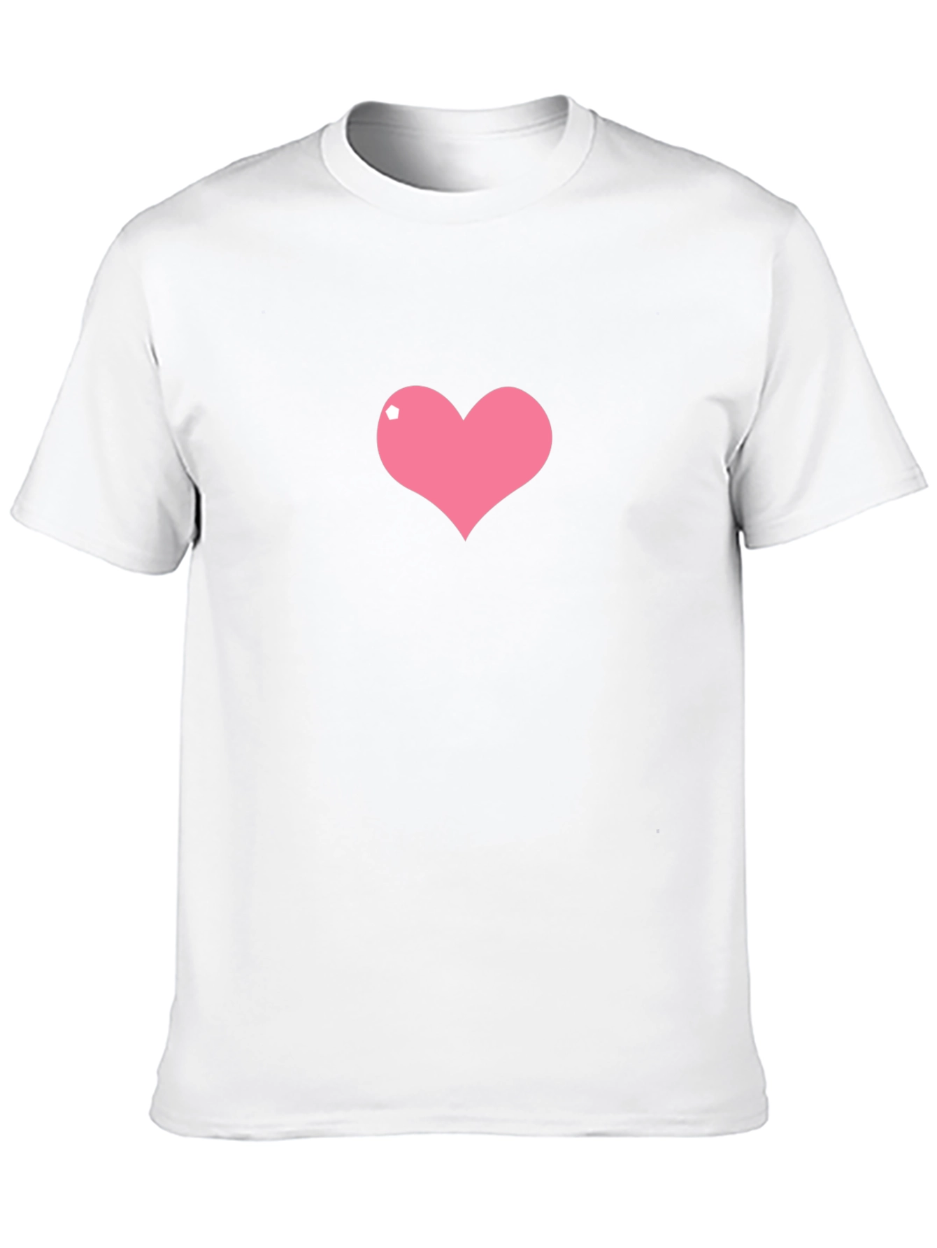 Heart Graphic Black Tee - Stylish Casual Wear