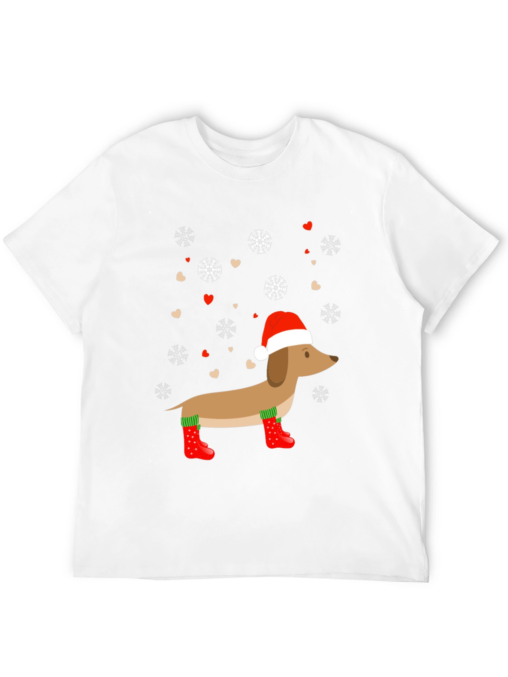 Festive Dachshund Christmas T-Shirt