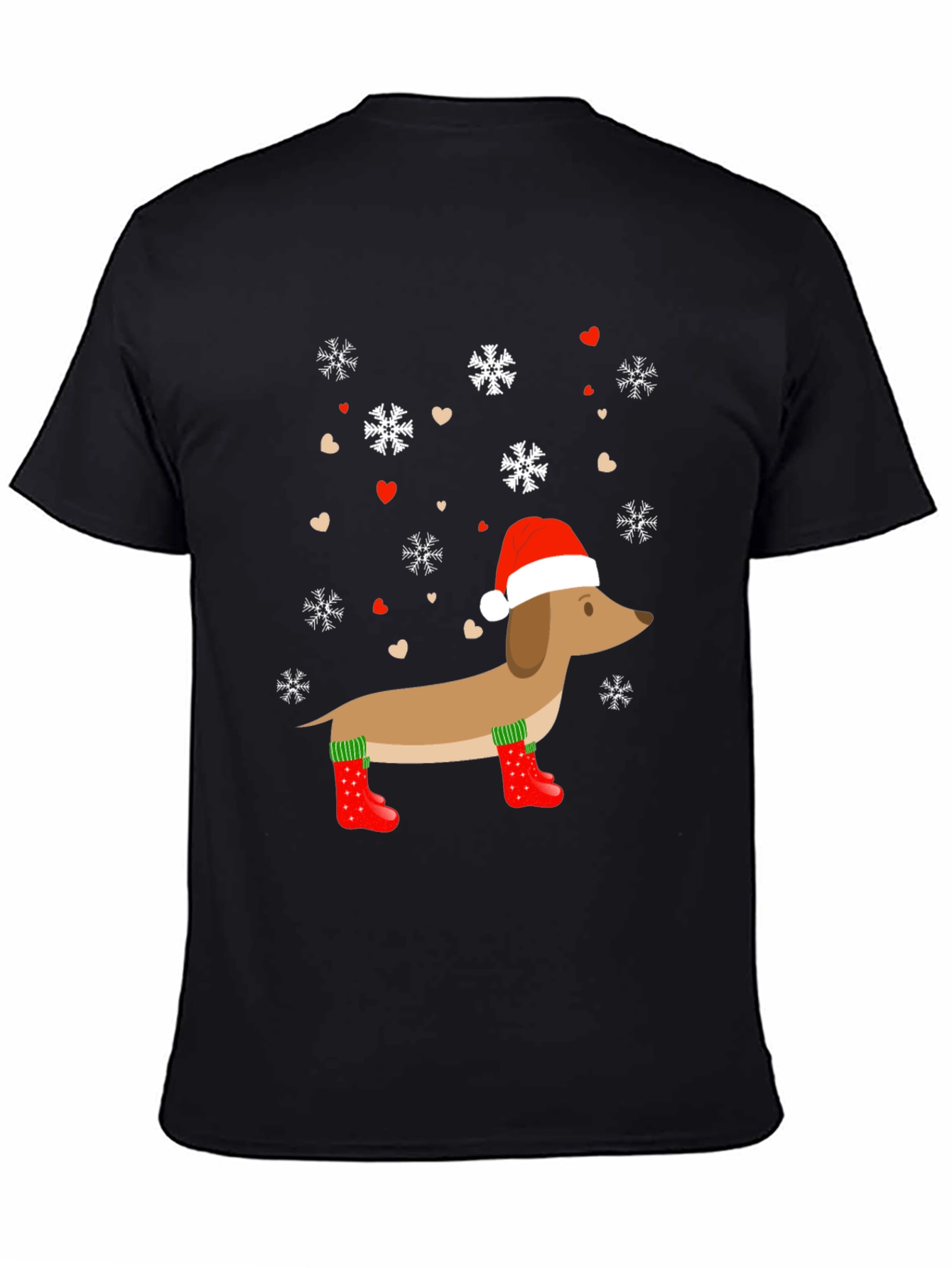 Festive Dachshund Christmas T-Shirt
