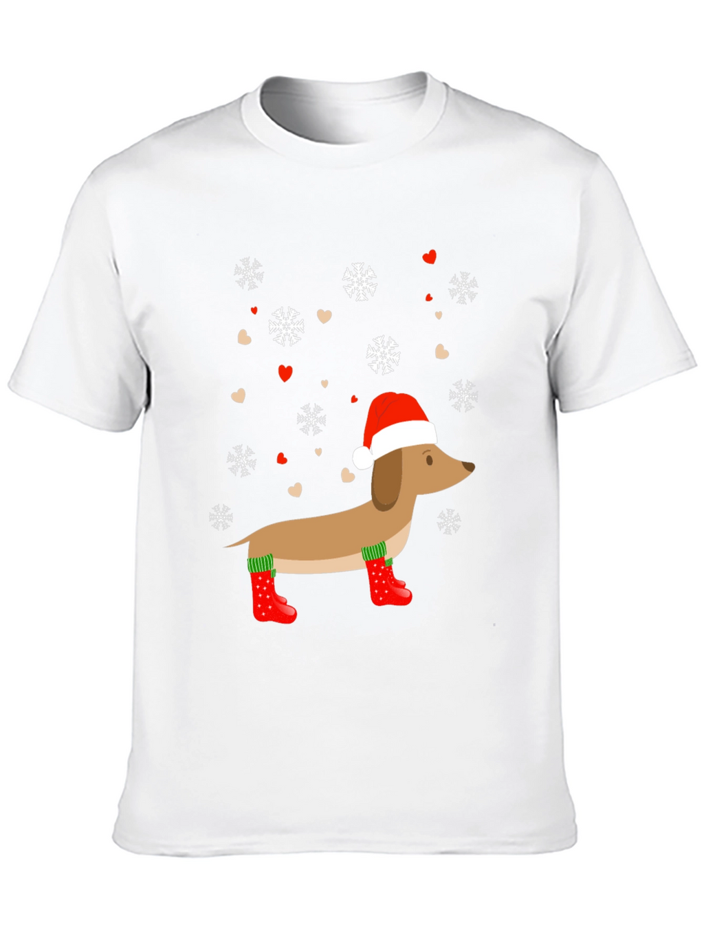 Festive Dachshund Christmas T-Shirt