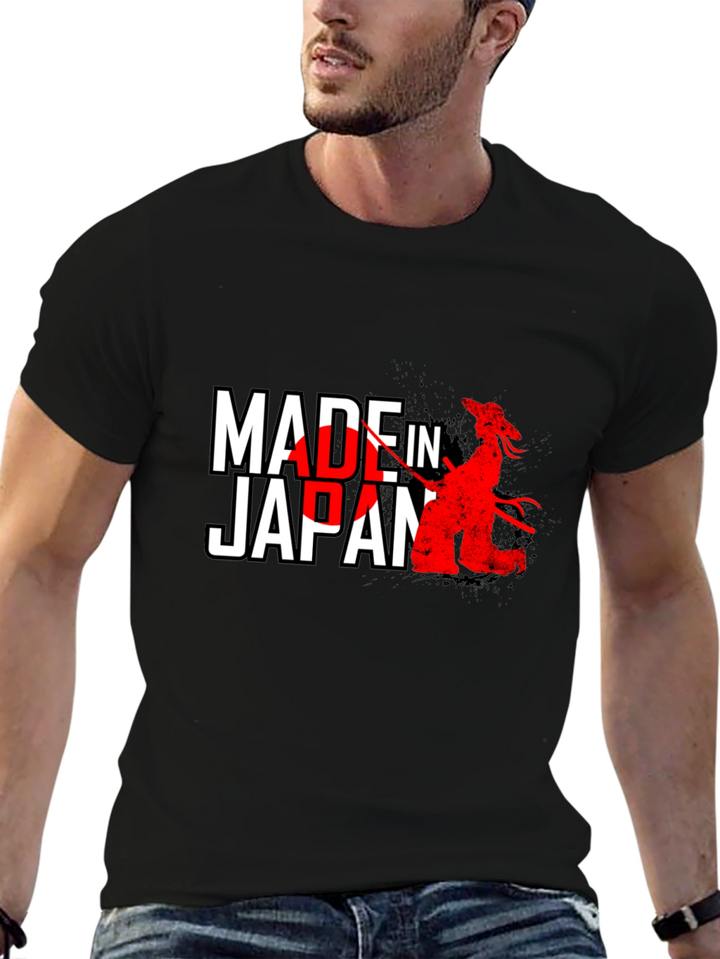 Made in Japan T-Shirt Samurai Graphic Tee