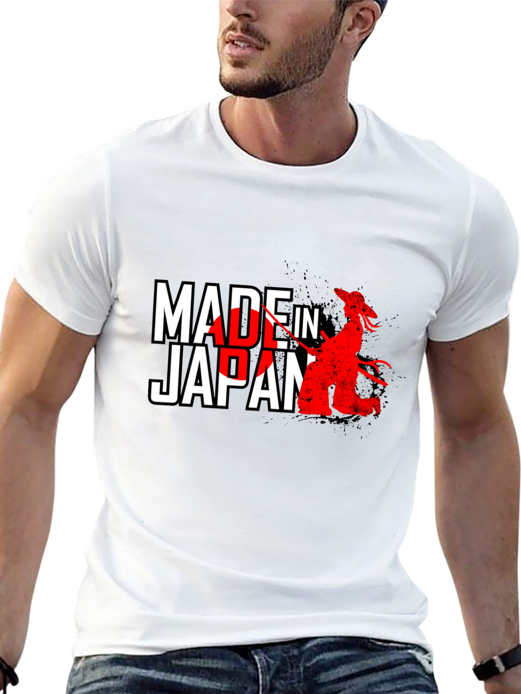 Made in Japan T-Shirt Samurai Graphic Tee
