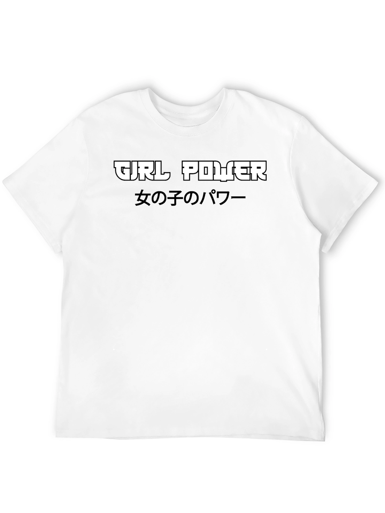 Girl Power Tee - Black Cotton Graphic T-Shirt