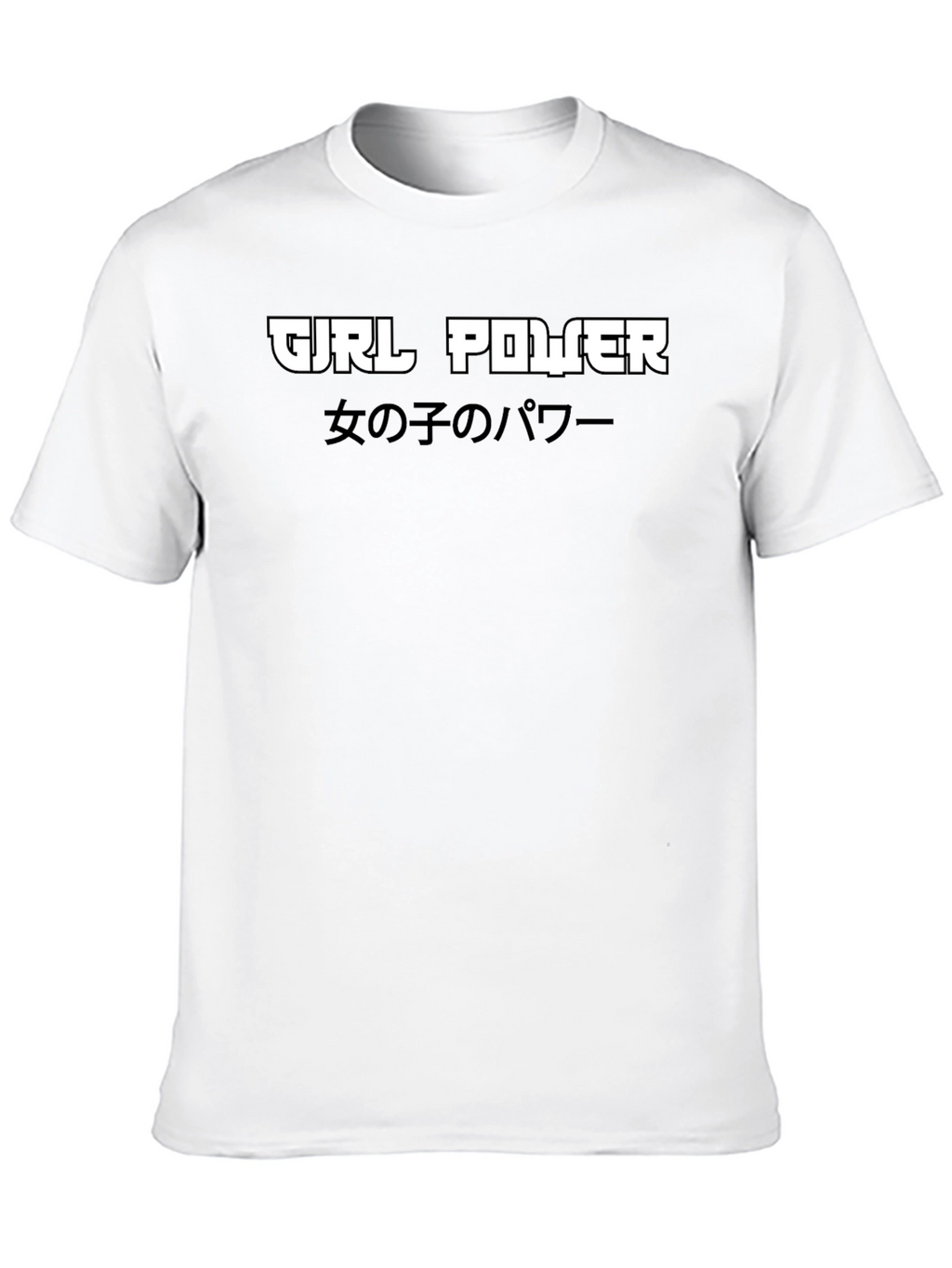 Girl Power Tee - Black Cotton Graphic T-Shirt