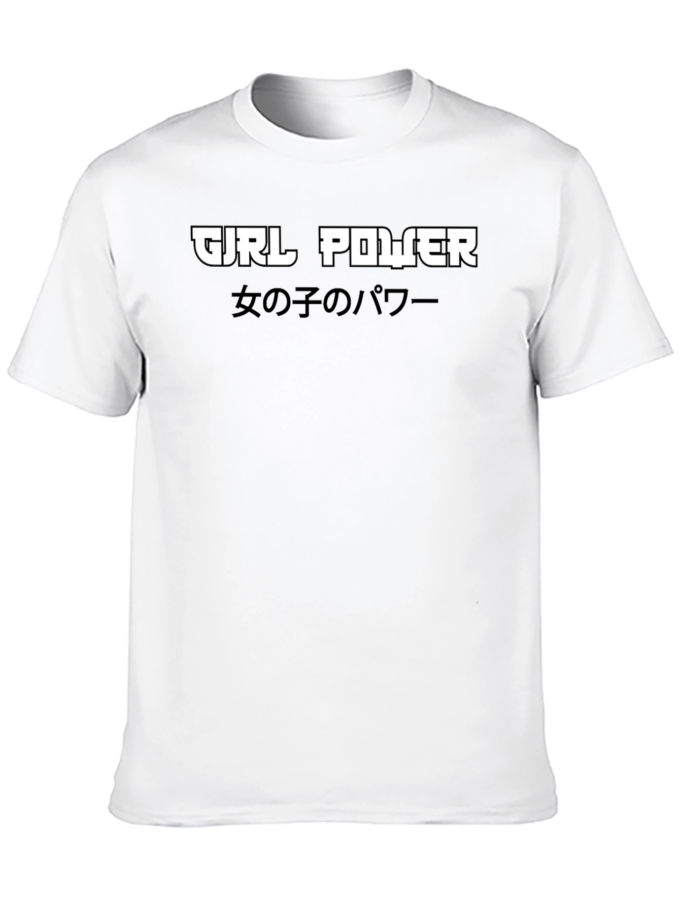 Girl Power Tee - Black Cotton Graphic T-Shirt