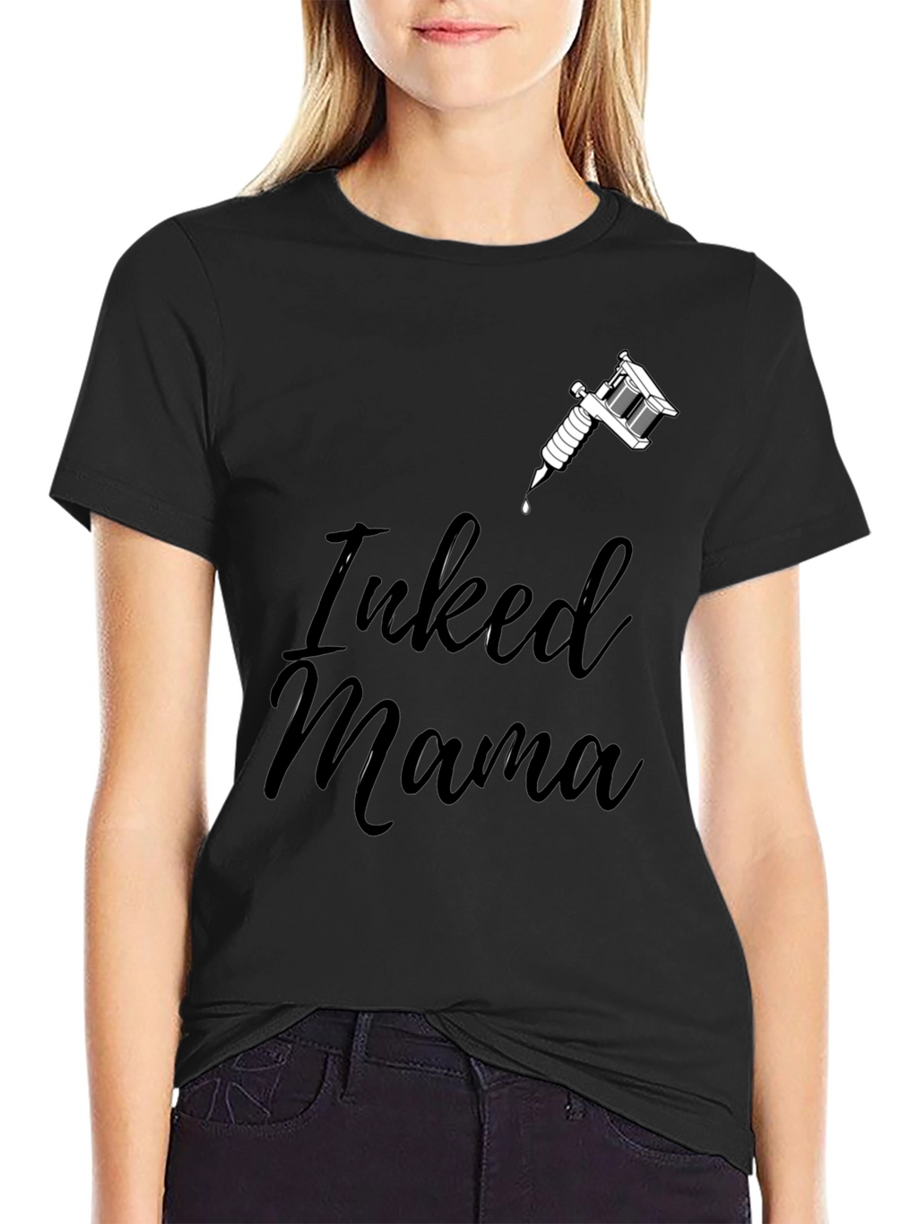 Inked Mama Graphic Tee - Tattoo Lover Shirt