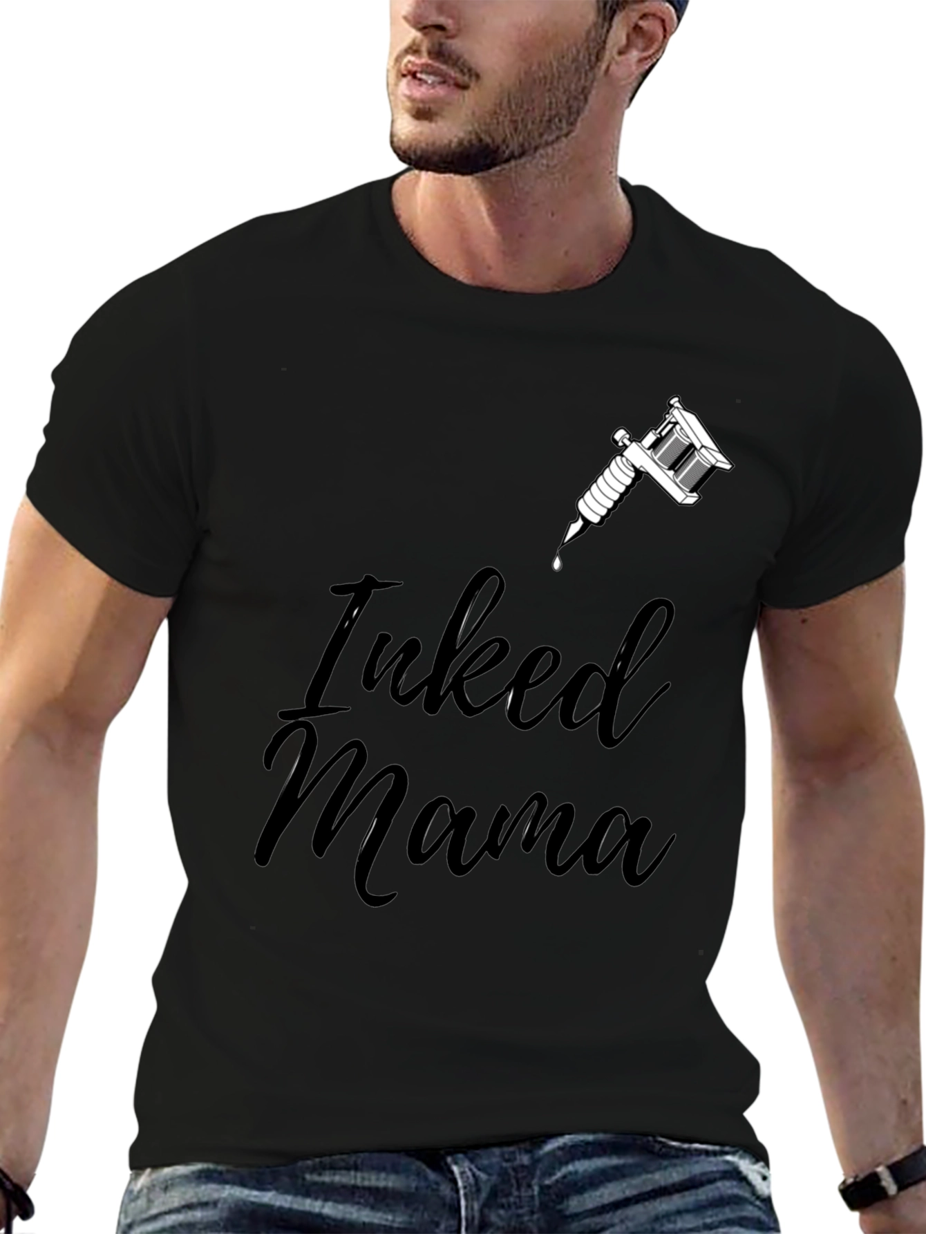 Inked Mama Graphic Tee - Tattoo Lover Shirt