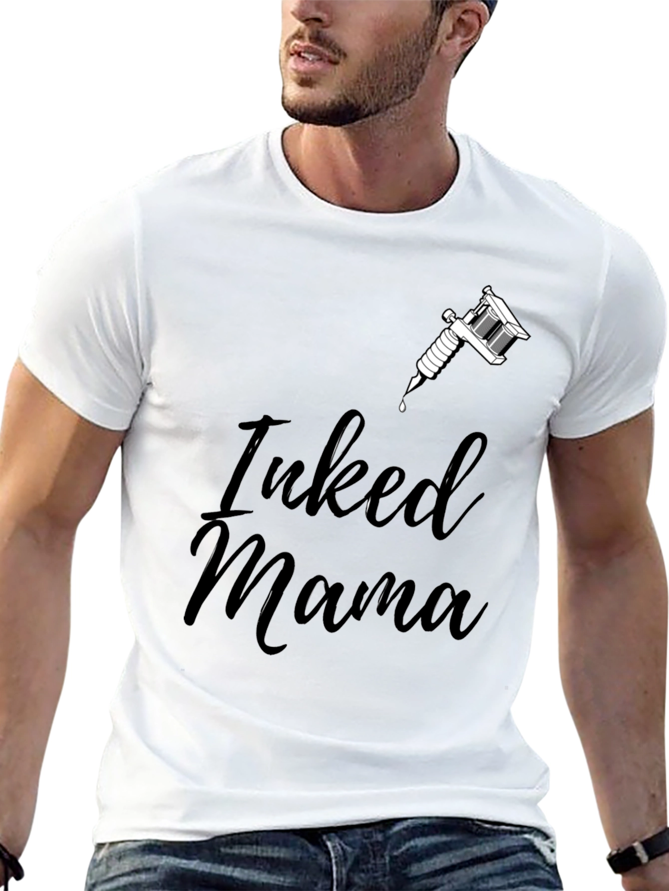 Inked Mama Graphic Tee - Tattoo Lover Shirt