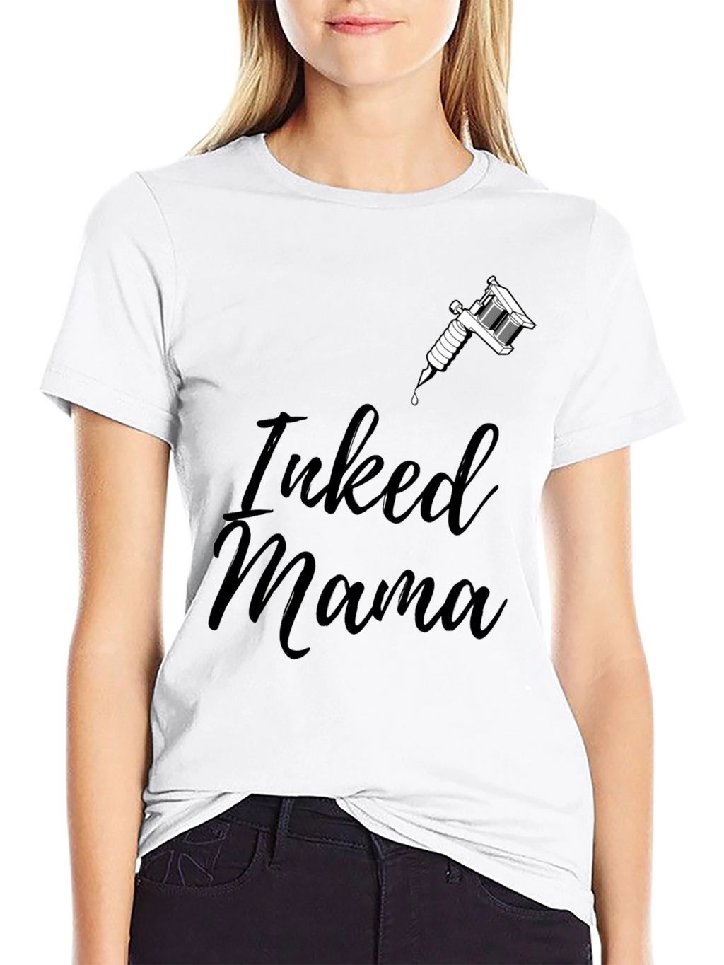 Inked Mama Graphic Tee - Tattoo Lover Shirt