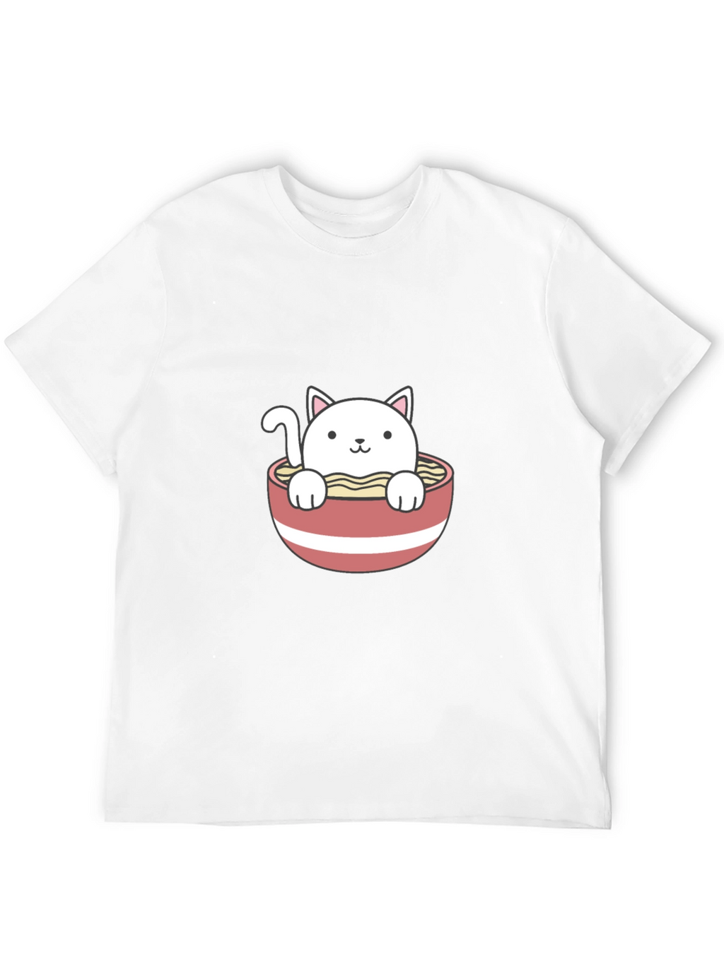 Ramen Cat T-Shirt - Cute & Comfy