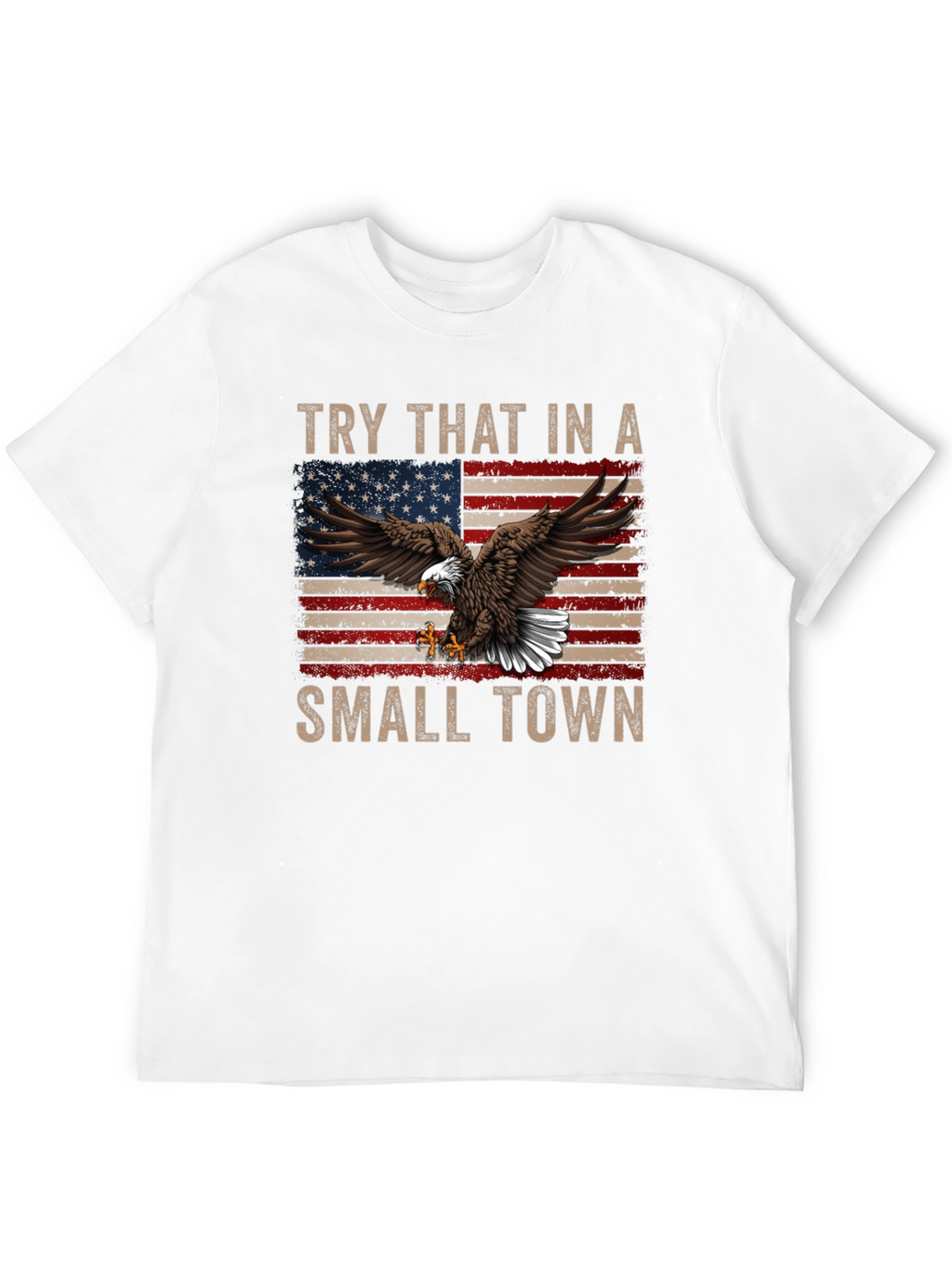 Patriotic Eagle American Flag T-Shirt