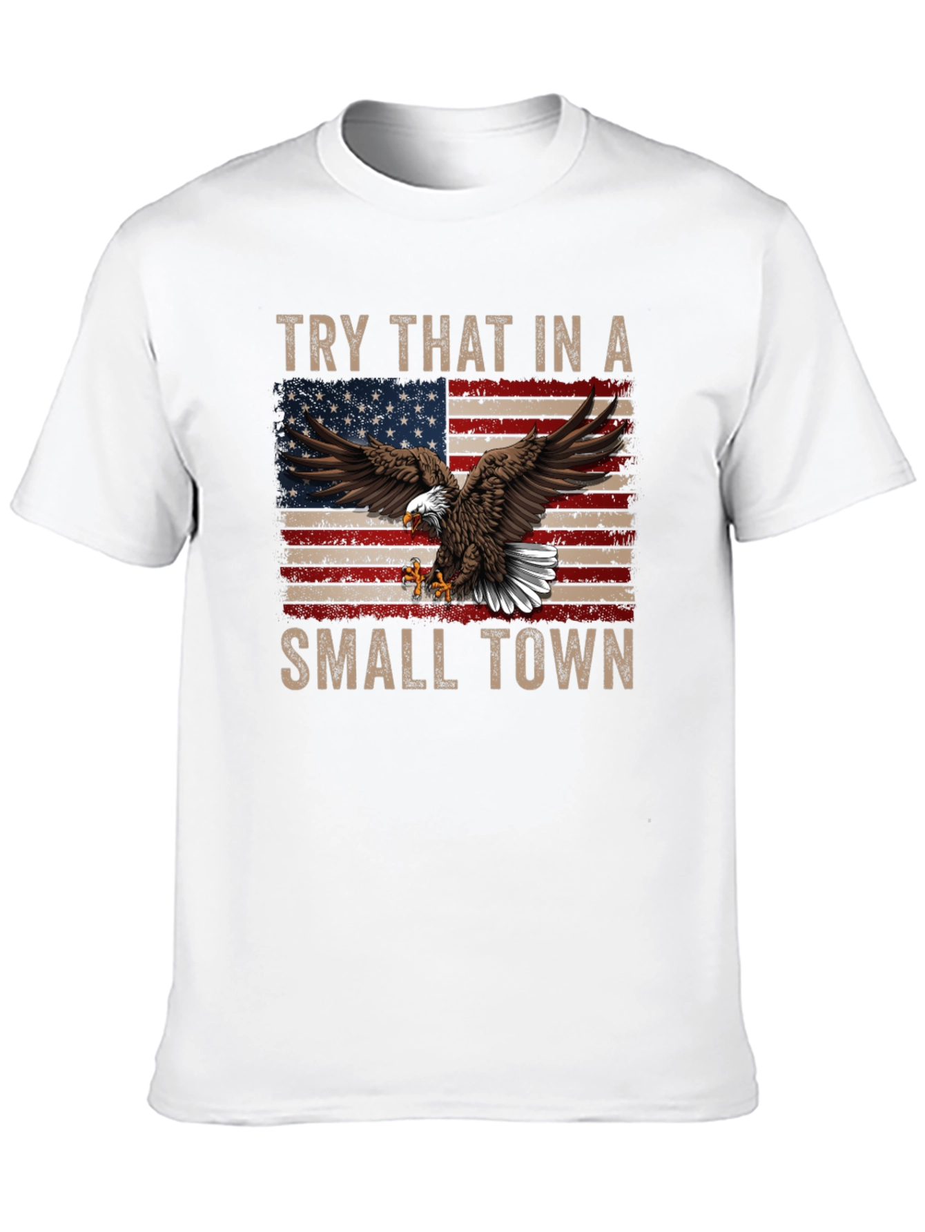 Patriotic Eagle American Flag T-Shirt