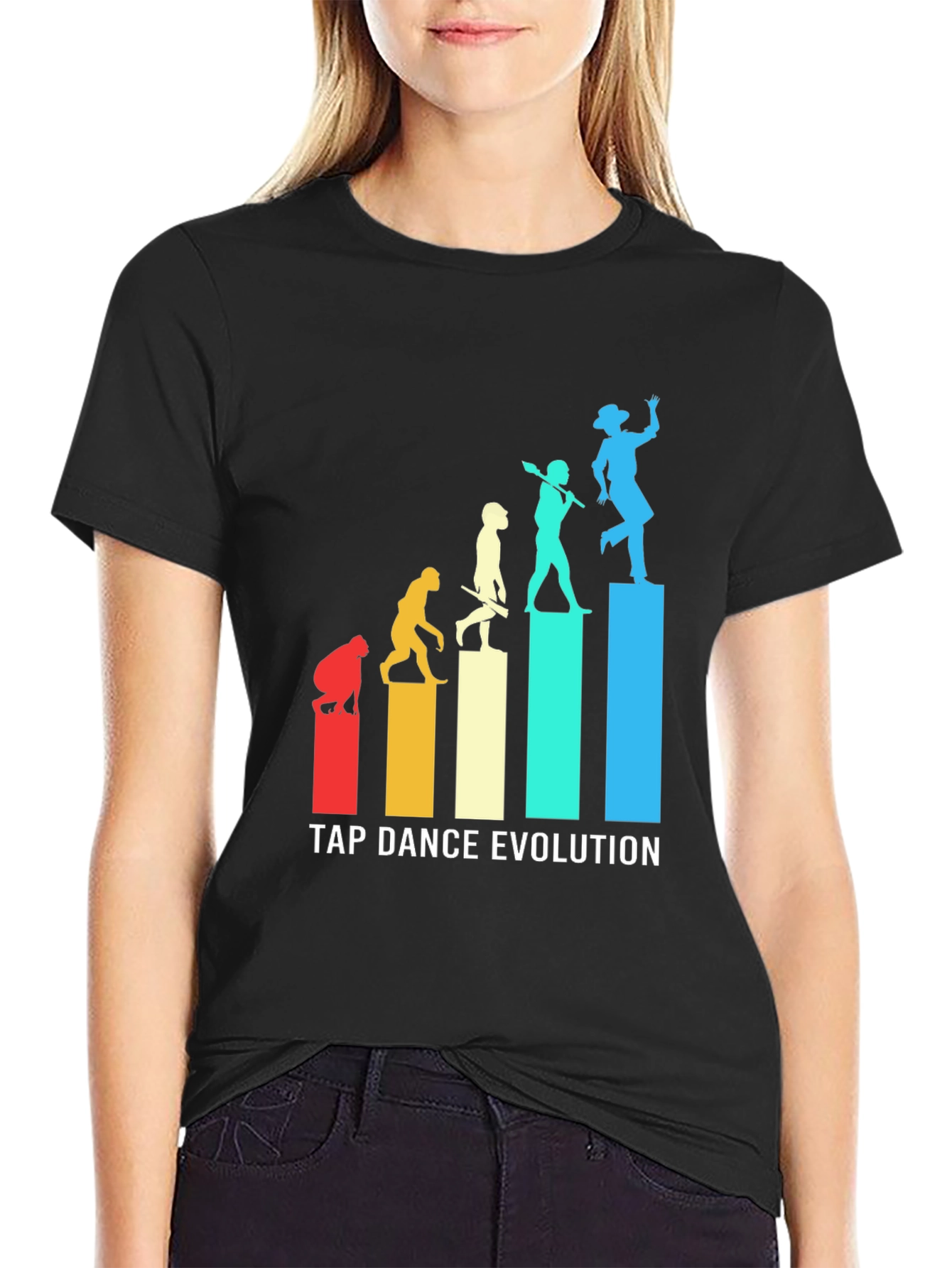 Tap Dance Evolution Graphic Tee - Stylish Dance Lovers Shirt