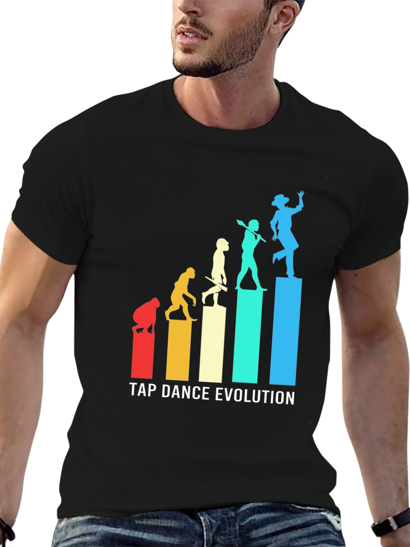 Tap Dance Evolution Graphic Tee - Stylish Dance Lovers Shirt