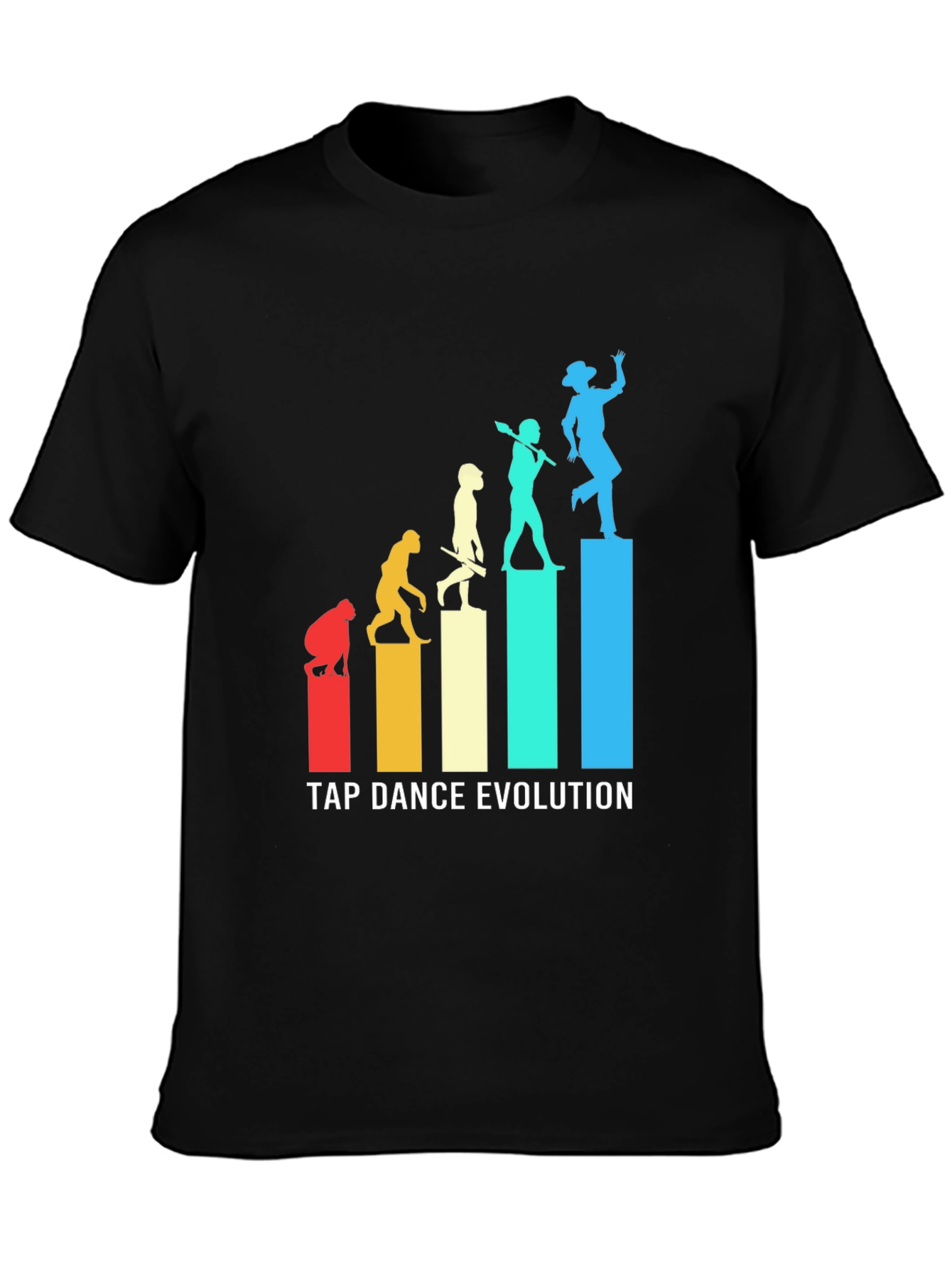Tap Dance Evolution Graphic Tee - Stylish Dance Lovers Shirt
