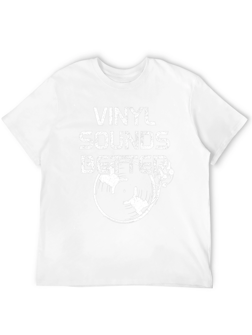 Vinyl Sounds Better Black Graphic Tee