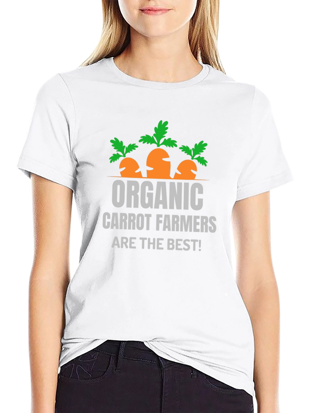 Organic Carrot Farmers T-Shirt - Black