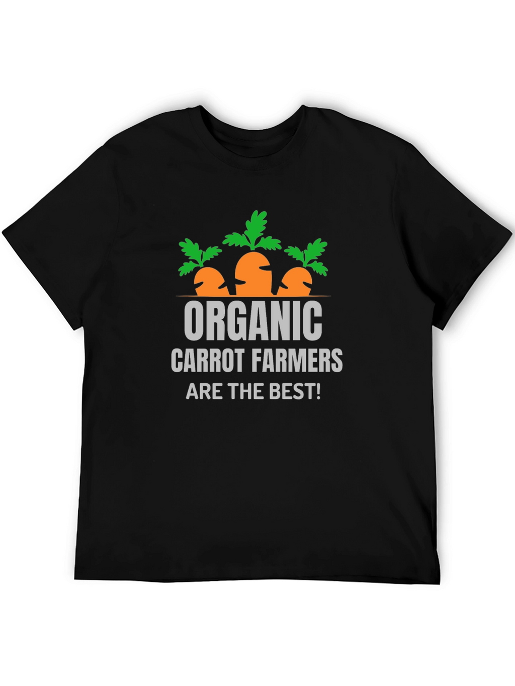 Organic Carrot Farmers T-Shirt - Black