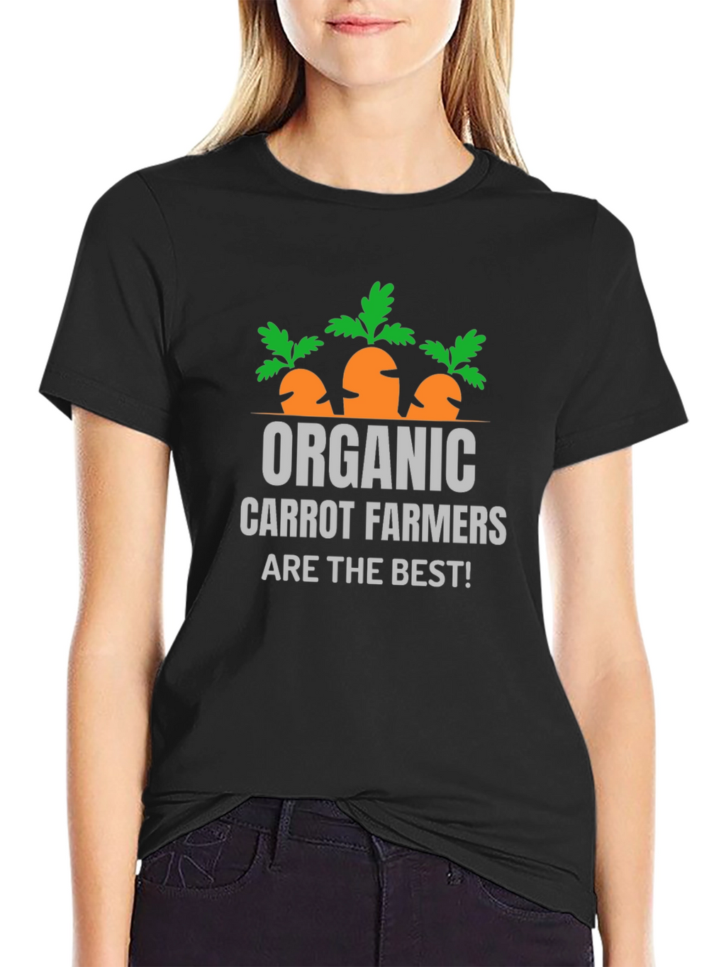 Organic Carrot Farmers T-Shirt - Black