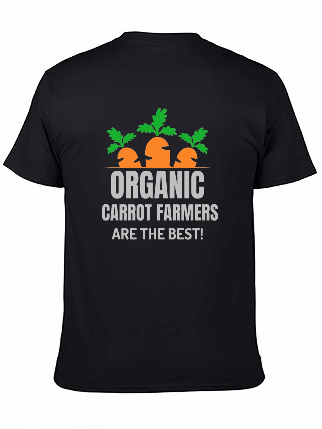 Organic Carrot Farmers T-Shirt - Black