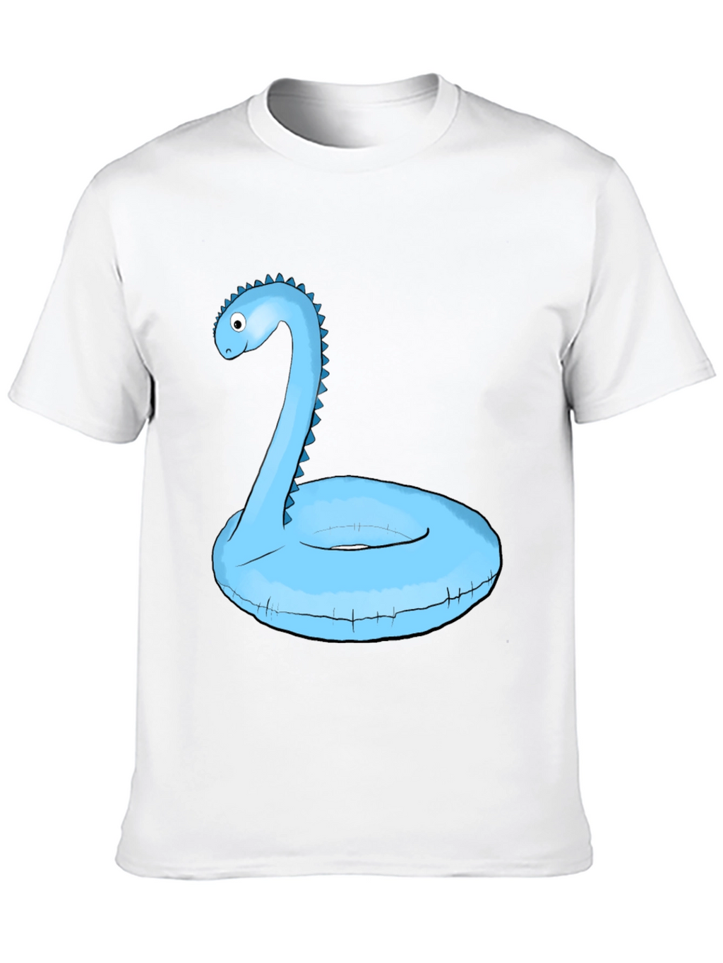 Dino Pool Float T-Shirt - Black Graphic Tee