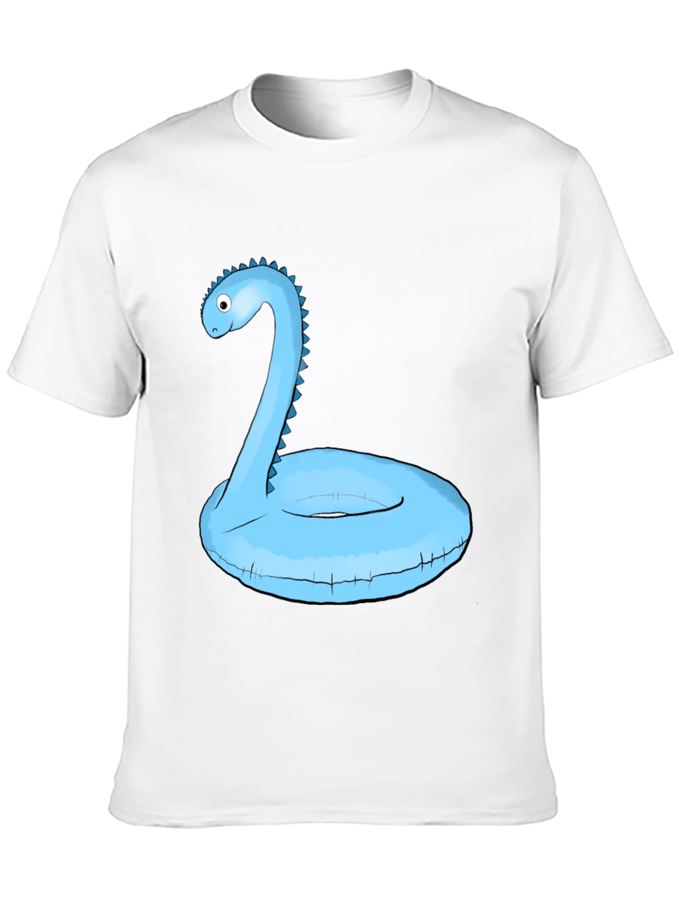 Dino Pool Float T-Shirt - Black Graphic Tee