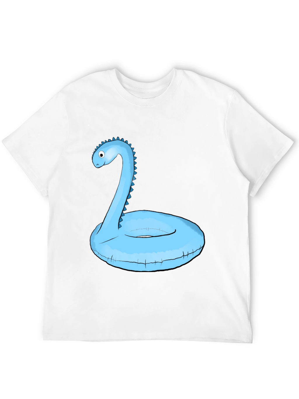 Dino Pool Float T-Shirt - Black Graphic Tee