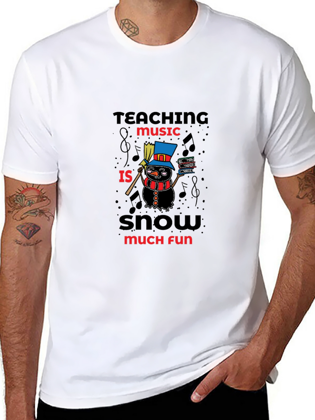 Teaching Music Snow Much Fun T-Shirt