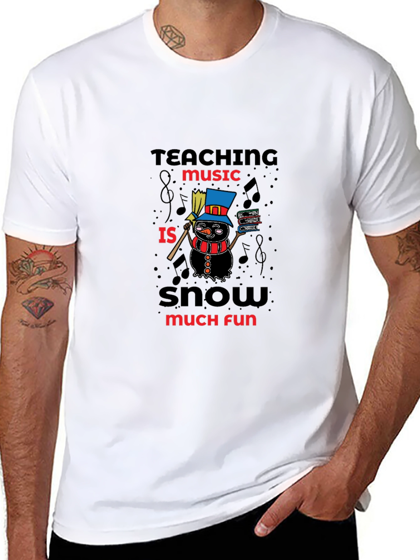 Teaching Music Snow Much Fun T-Shirt