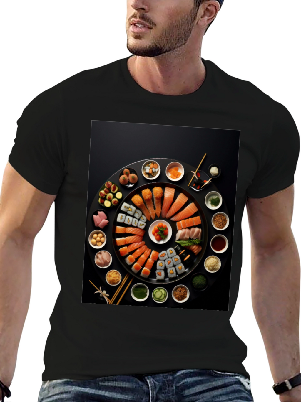 Sushi Lovers T-Shirt - Foodie Fashion