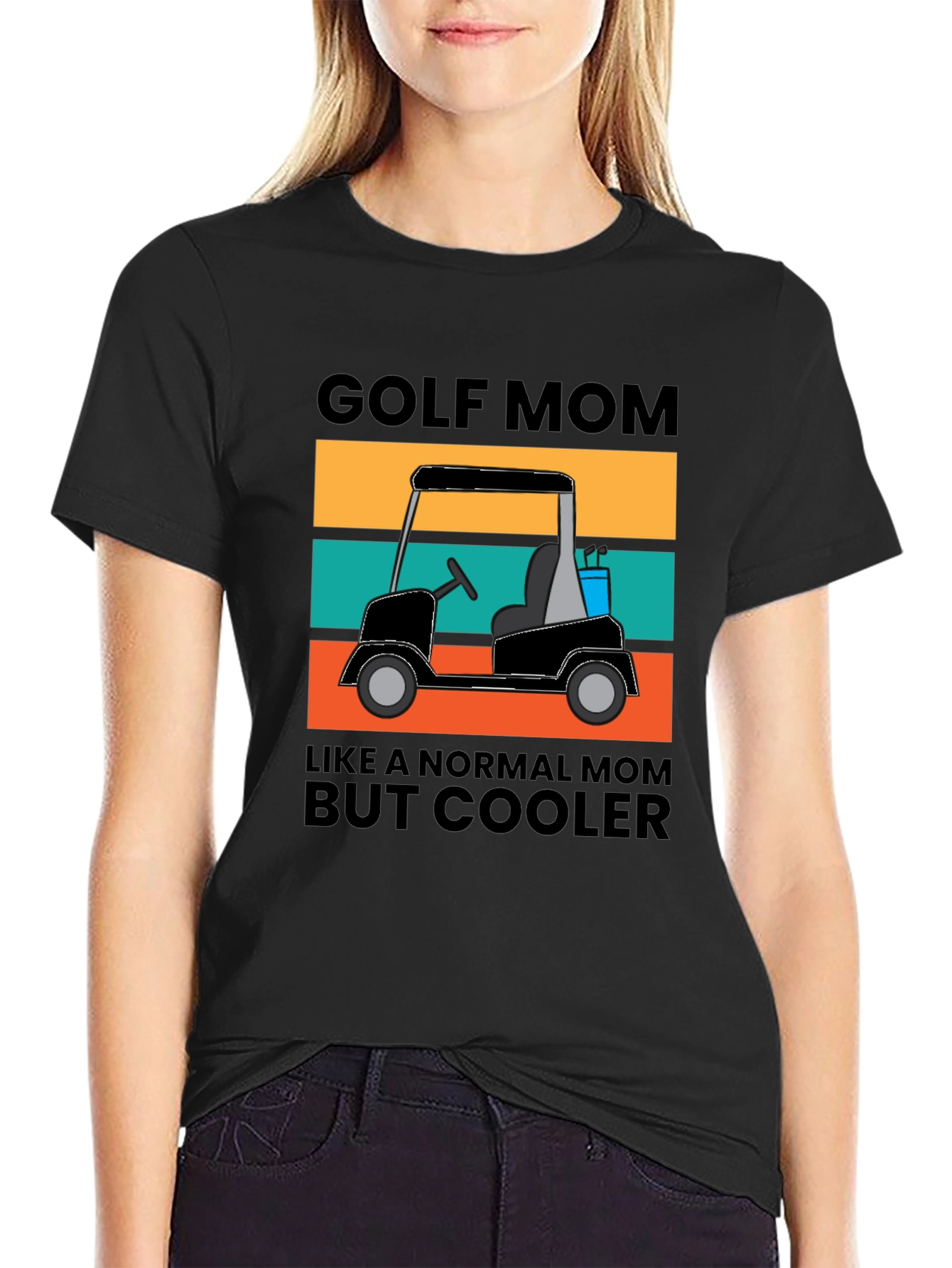 Golf Mom T-Shirt - Cooler Than a Normal Mom!