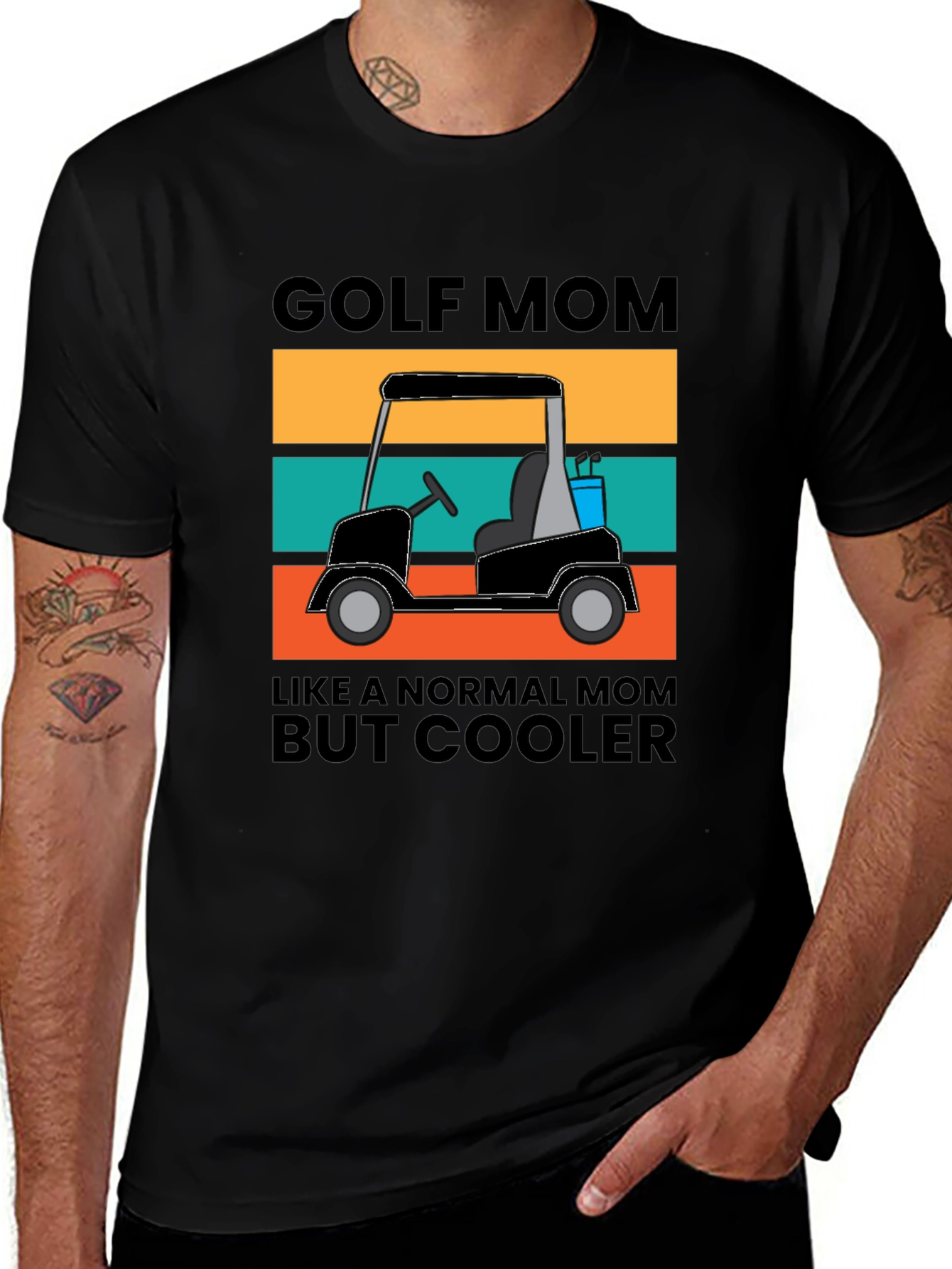 Golf Mom T-Shirt - Cooler Than a Normal Mom!
