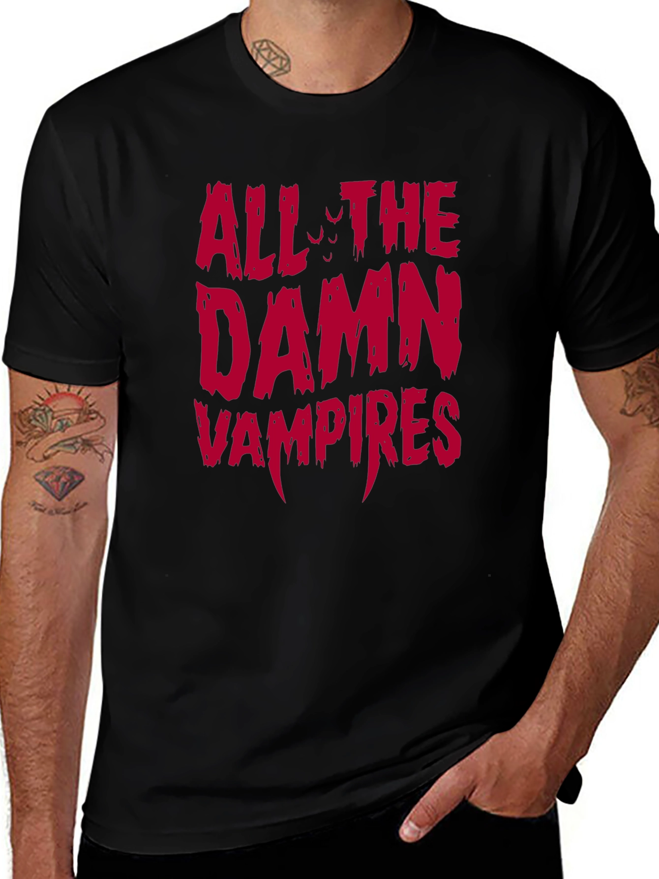 All The Damn Vampires Graphic T-Shirt