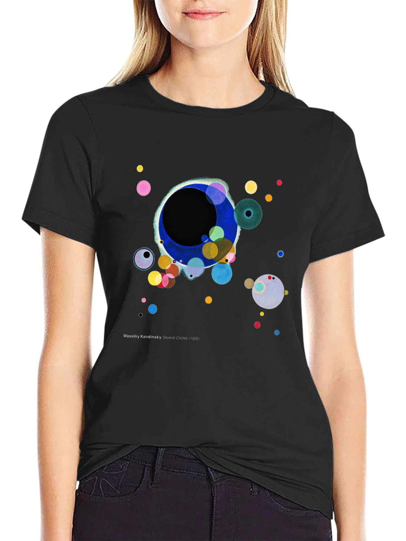 Kandinsky Circles T-Shirt - Artistic Graphic Tee
