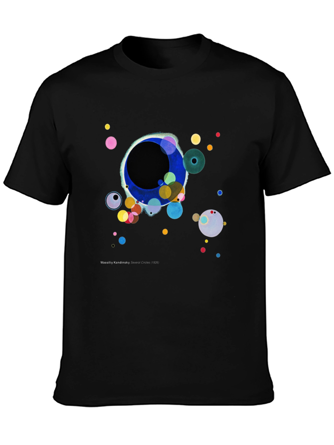 Kandinsky Circles T-Shirt - Artistic Graphic Tee