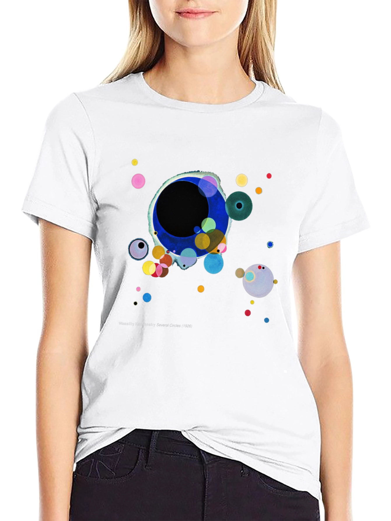 Kandinsky Circles T-Shirt - Artistic Graphic Tee