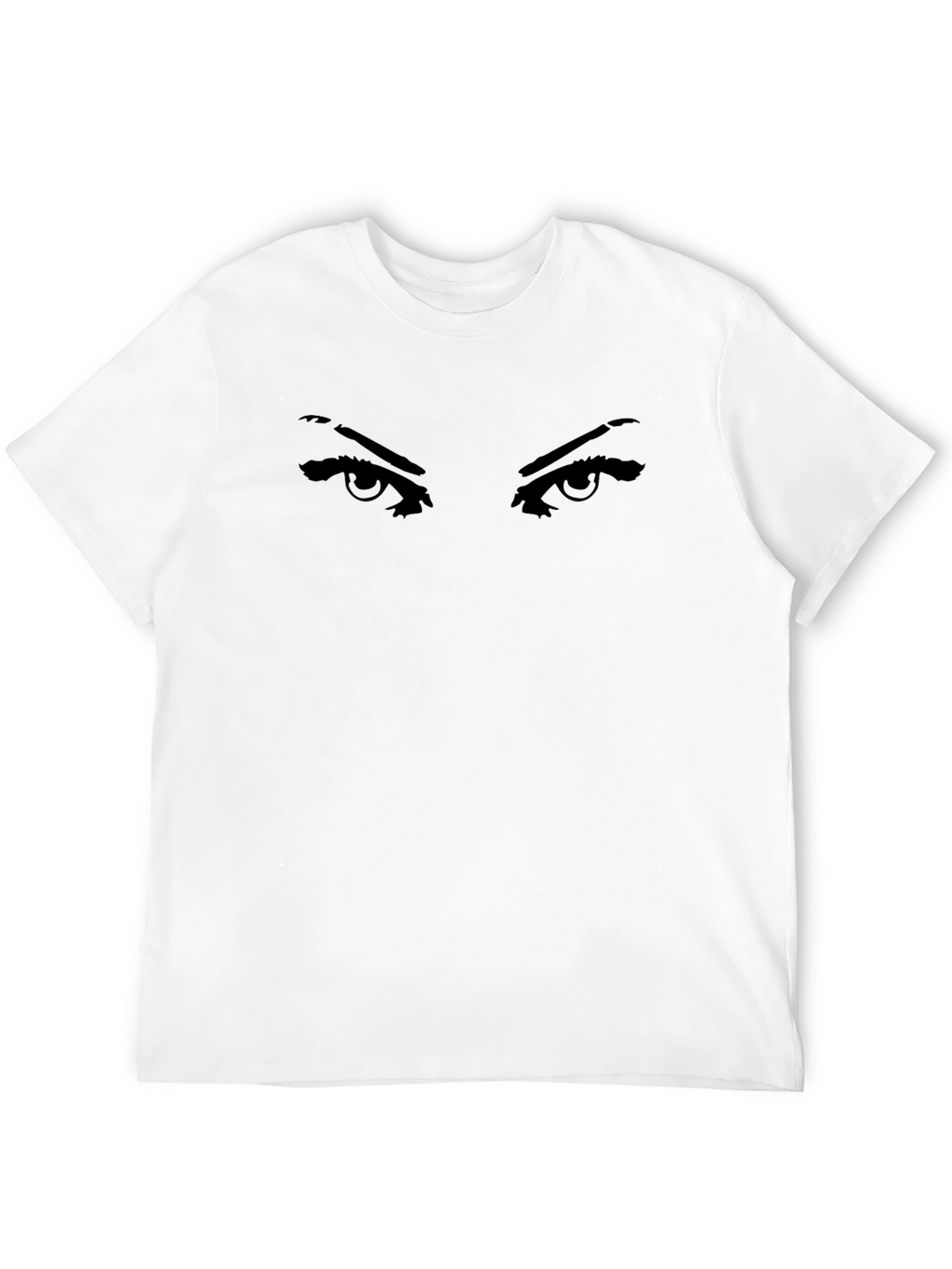 Intriguing Eyes Black T-Shirt