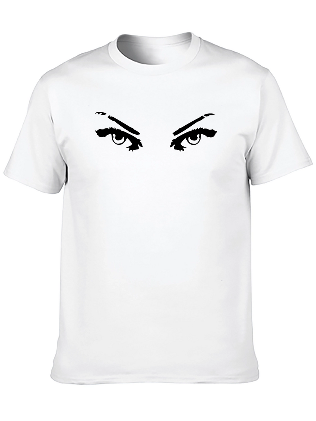 Intriguing Eyes Black T-Shirt