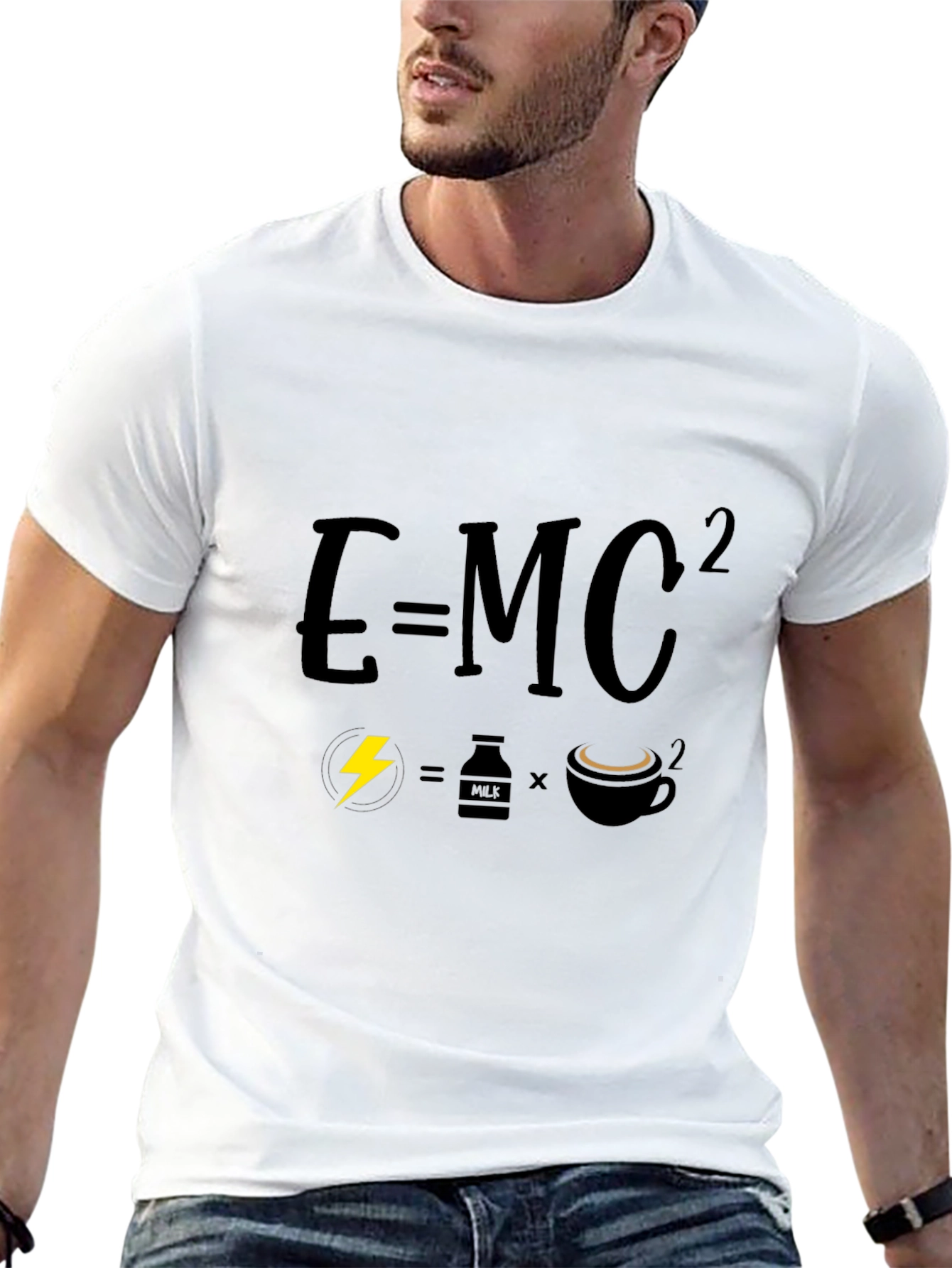 Science Humor Graphic Tee - Energy Equals Coffee
