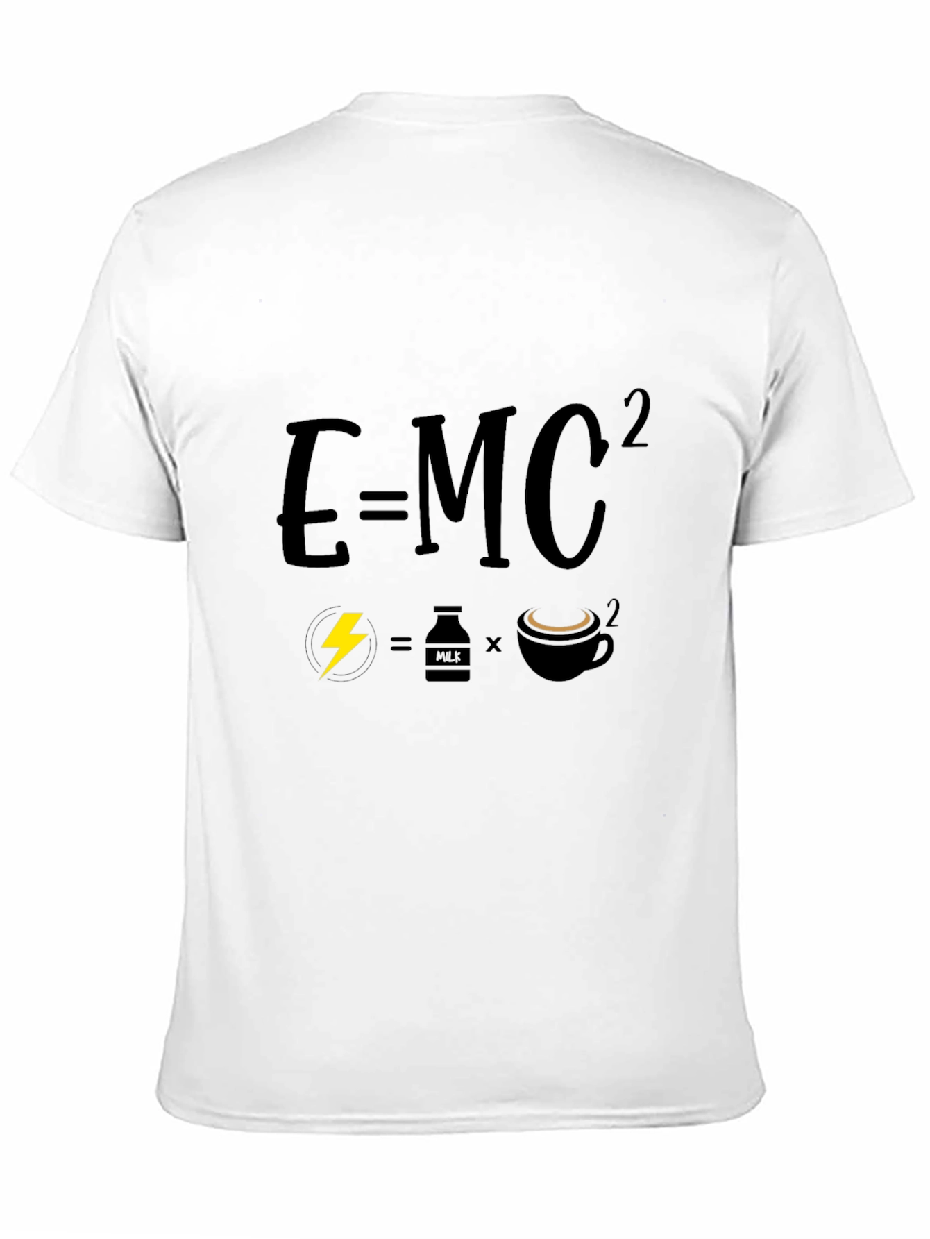 Science Humor Graphic Tee - Energy Equals Coffee