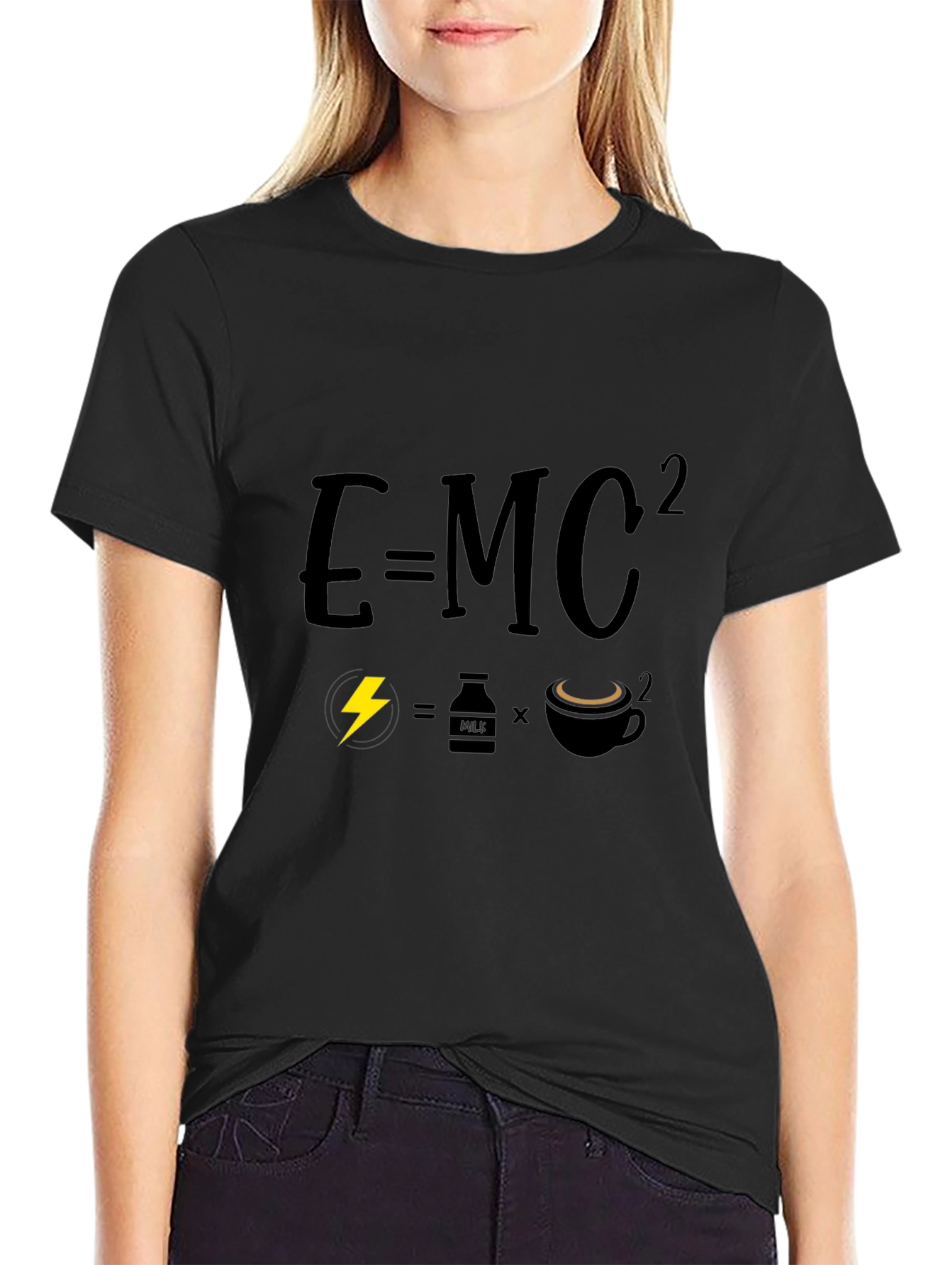 Science Humor Graphic Tee - Energy Equals Coffee