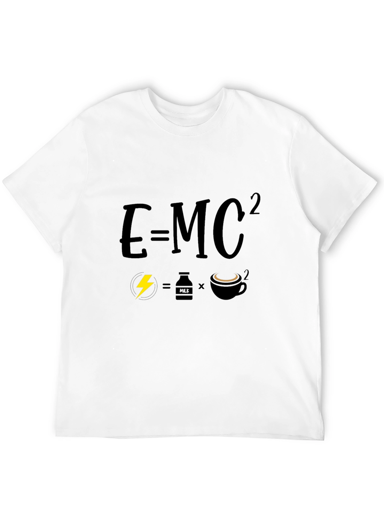 Science Humor Graphic Tee - Energy Equals Coffee