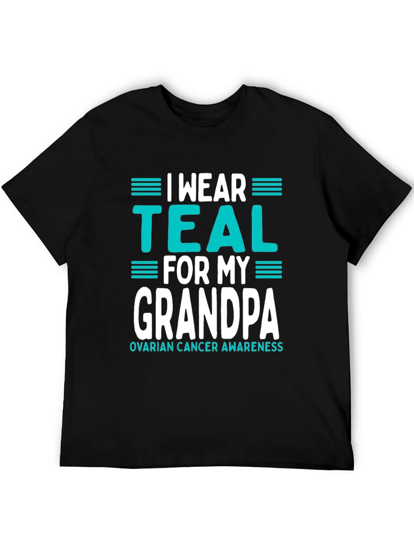 Teal Ribbon Grandpa Awareness T-Shirt