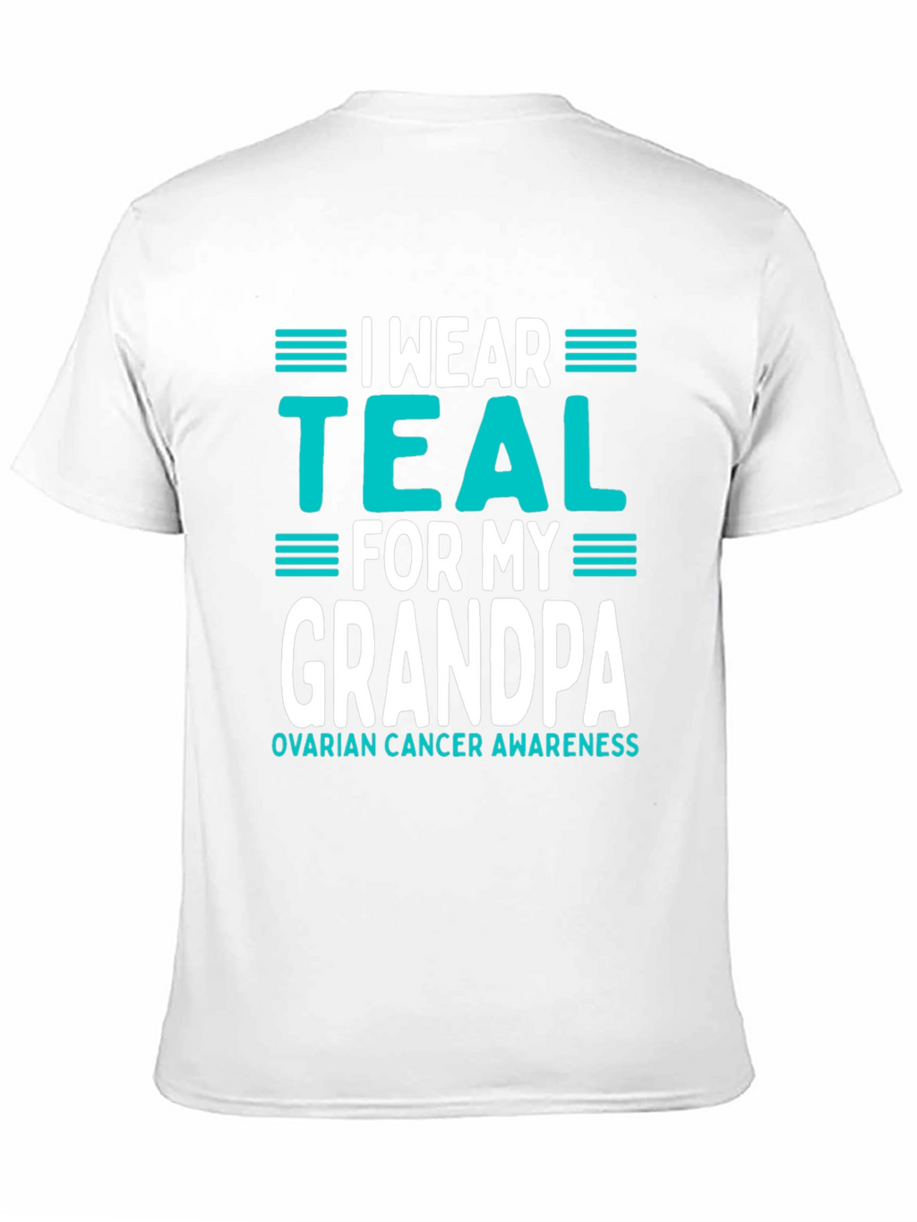 Teal Ribbon Grandpa Awareness T-Shirt