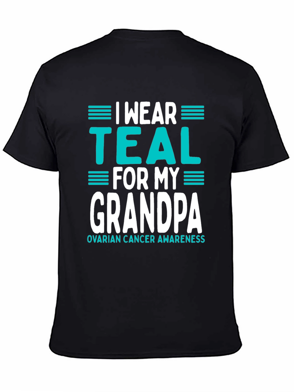 Teal Ribbon Grandpa Awareness T-Shirt