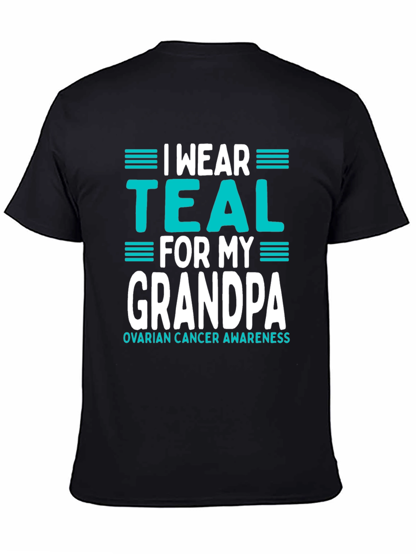 Teal Ribbon Grandpa Awareness T-Shirt