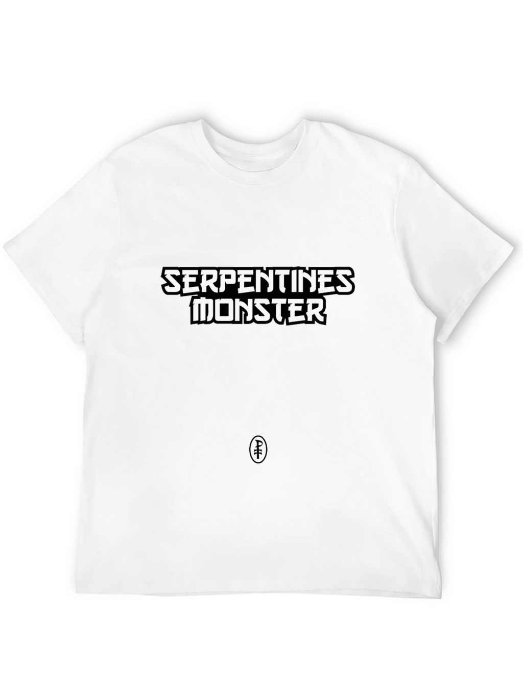 Serpentine Monster Black Graphic T-Shirt