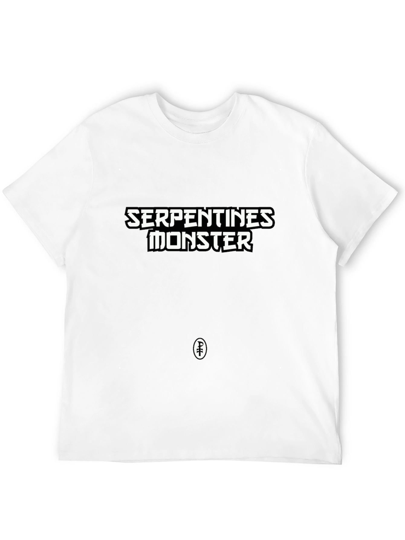 Serpentine Monster Black Graphic T-Shirt